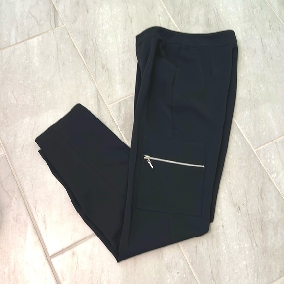 ABS Allen Schwarz,Unique Black Cocktail Utility Pant,Excellent Condition,Size XS - Picture 7 of 13